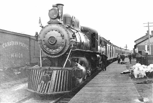 Train in Chapleau Station 1906