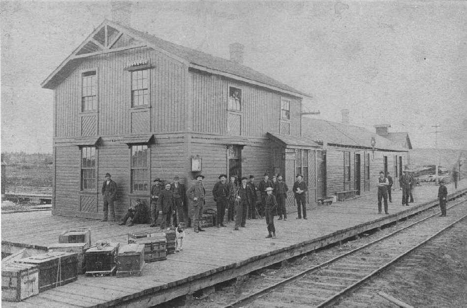 Chapleau's first C.P.R Station