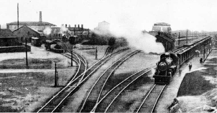 Chapleau rail yard about 1910