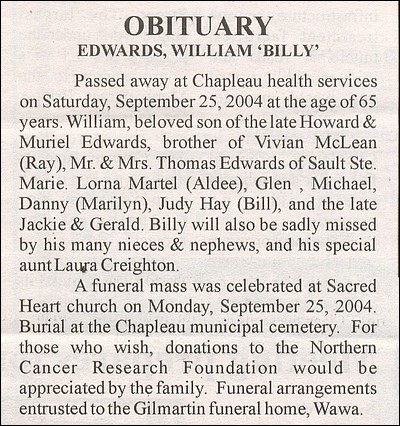 Names starting from the letter A through H These Obituaries were ...